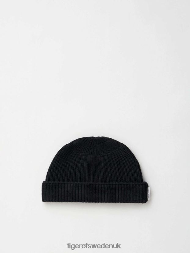 Hawser Beanie 050-BLACK Men FPPBPZ186 Tiger of Sweden Accessories