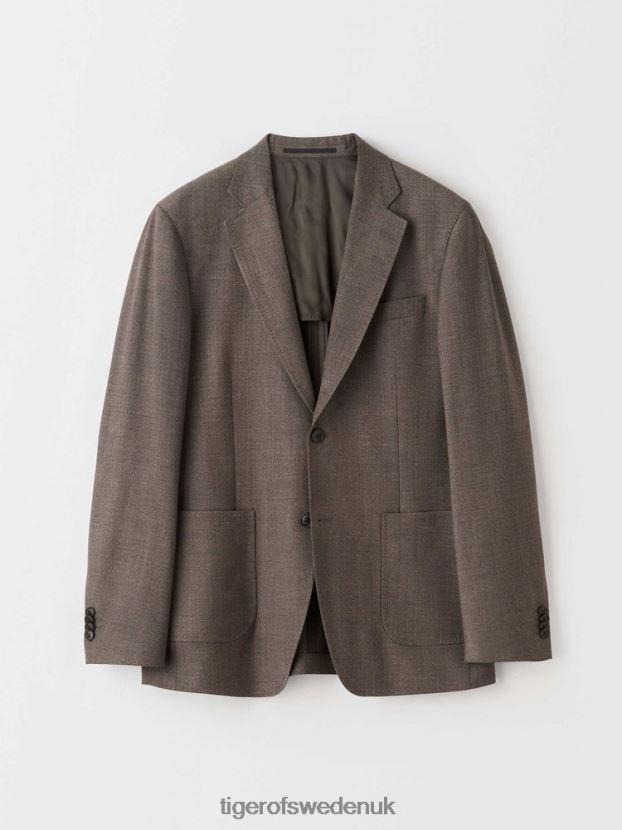 Jeffrey RWS Blazer 10H-DUSTY BROWN Men FPPBPZ56 Tiger of Sweden Clothing