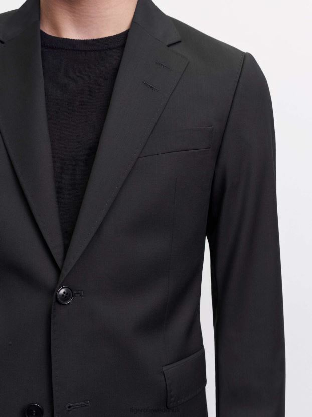 Justin (Short) Blazer 050-BLACK Men FPPBPZ50 Tiger of Sweden Clothing