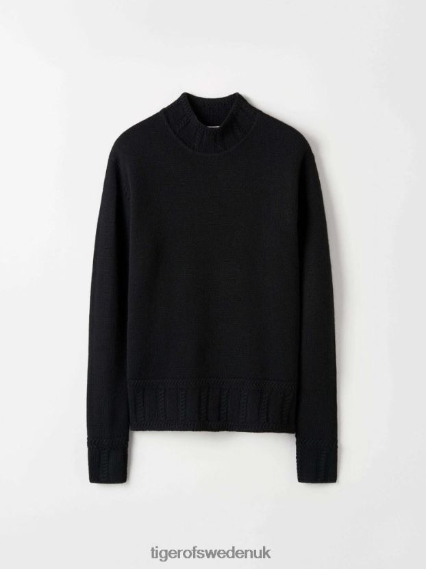 Dunnock Pullover 050-BLACK Men FPPBPZ134 Tiger of Sweden Clothing