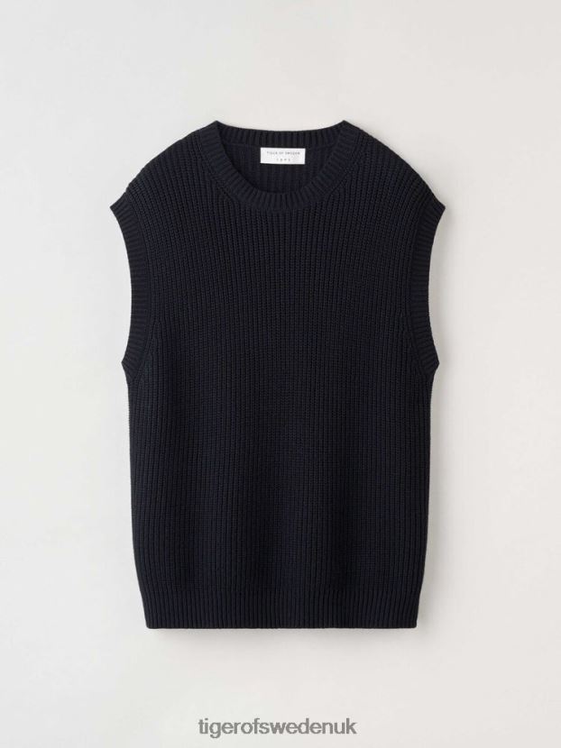 Gillen Vest 050-BLACK Men FPPBPZ140 Tiger of Sweden Clothing