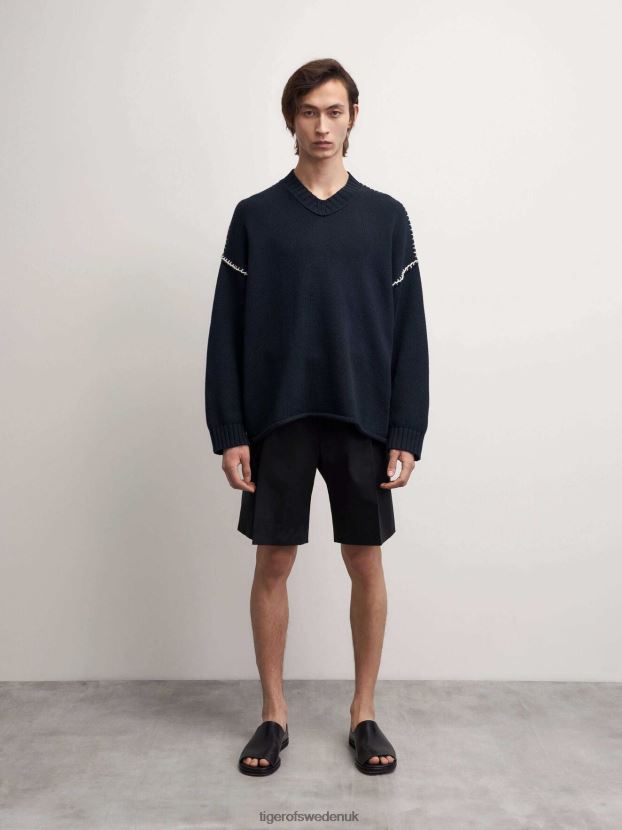 Perun Pullover 284-LIGHT INK Men FPPBPZ136 Tiger of Sweden Clothing