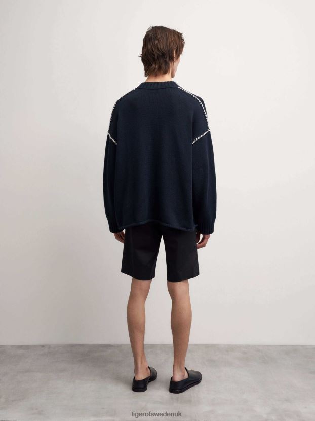 Perun Pullover 284-LIGHT INK Men FPPBPZ136 Tiger of Sweden Clothing