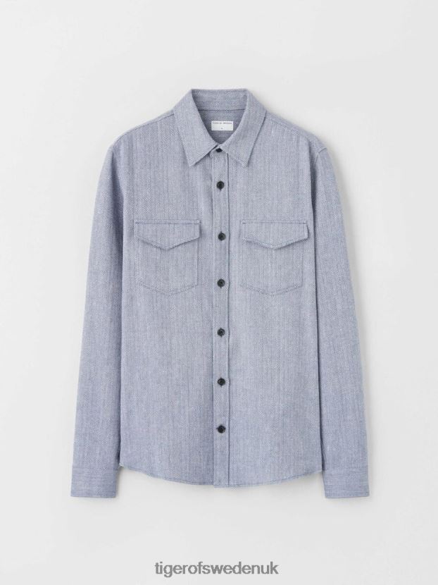 Arnou P Shirt jacket 284-LIGHT INK Men FPPBPZ65 Tiger of Sweden Clothing