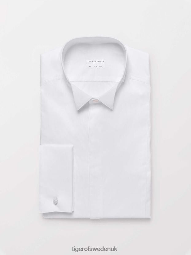 Bolin Shirt 090-Pure White Men FPPBPZ86 Tiger of Sweden Clothing