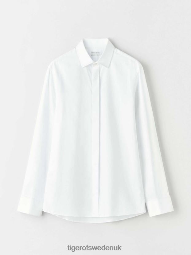 Essen S Shirt 090-PURE WHITE Men FPPBPZ81 Tiger of Sweden Clothing