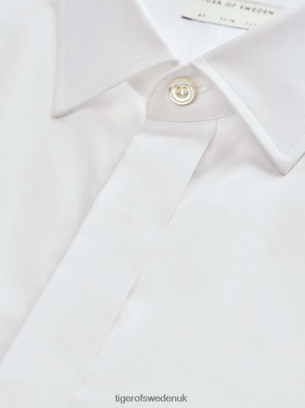 Essen S Shirt 090-PURE WHITE Men FPPBPZ81 Tiger of Sweden Clothing