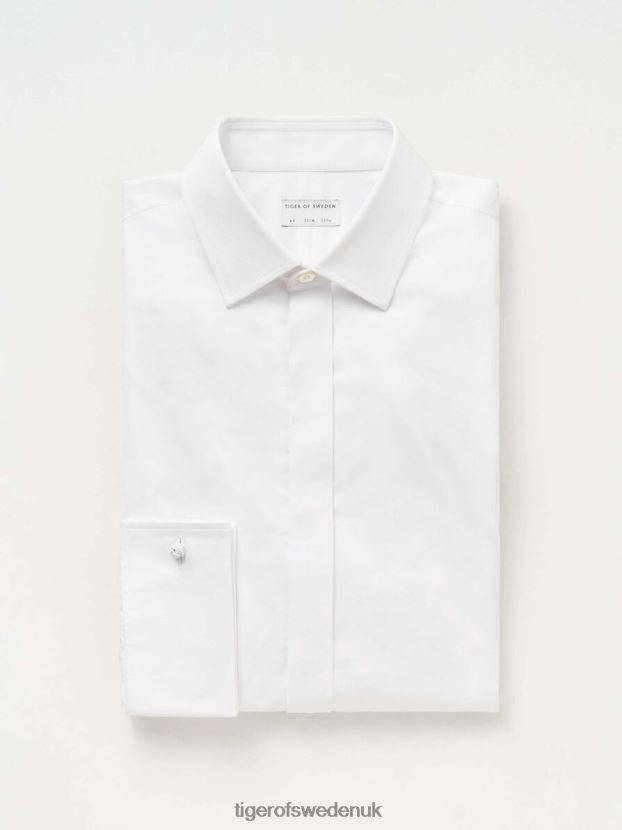 Essen S Shirt 090-PURE WHITE Men FPPBPZ81 Tiger of Sweden Clothing