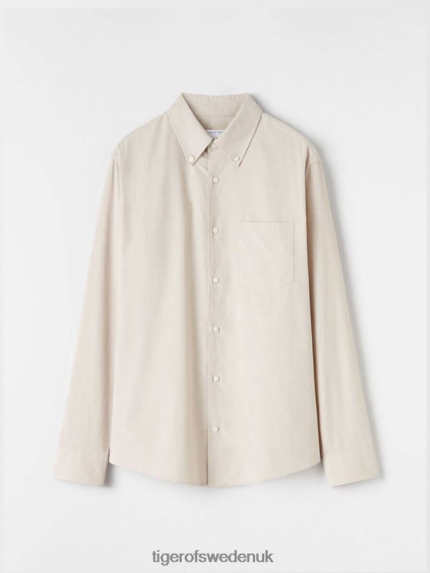 Sankt Shirt 088-IVORY Men FPPBPZ82 Tiger of Sweden Clothing