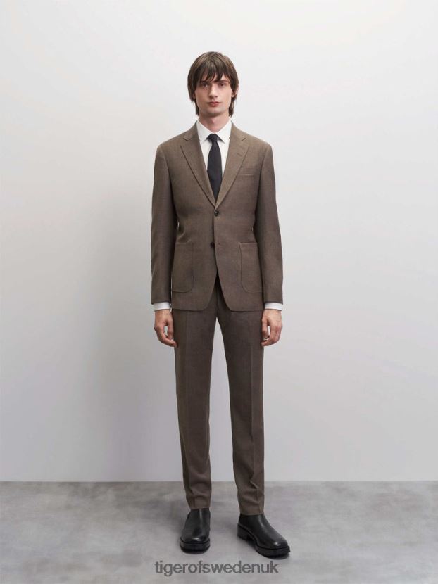 Jeffrey RWS Suit 10H-Dusty Brown Men FPPBPZ31 Tiger of Sweden Clothing