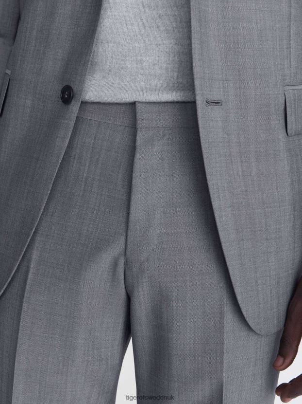 Todd Trousers M04-LIGHT GREY MEL Men FPPBPZ95 Tiger of Sweden Clothing