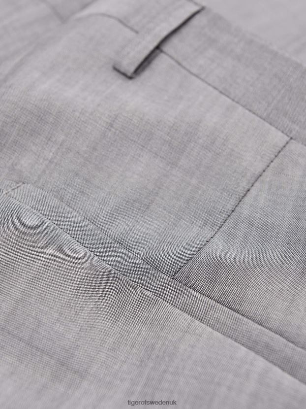 Todd Trousers M04-LIGHT GREY MEL Men FPPBPZ95 Tiger of Sweden Clothing