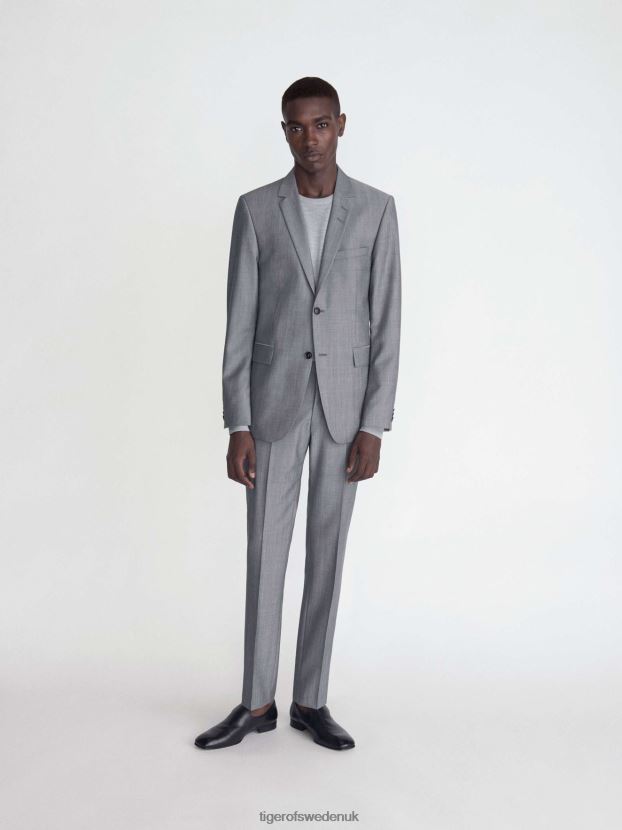 Todd Trousers M04-LIGHT GREY MEL Men FPPBPZ95 Tiger of Sweden Clothing