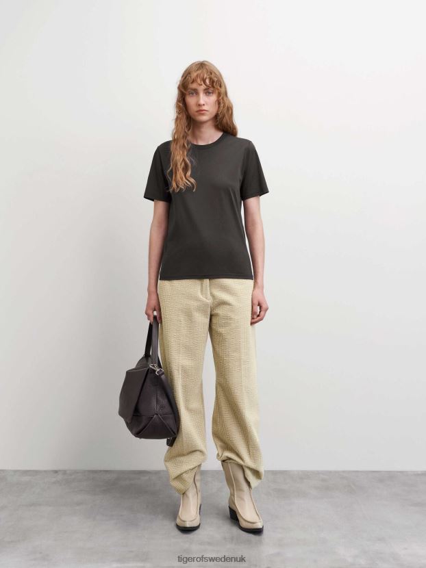 Lentate Leather Bag Dark-brown Women FPPBPZ385 Tiger of Sweden Accessories