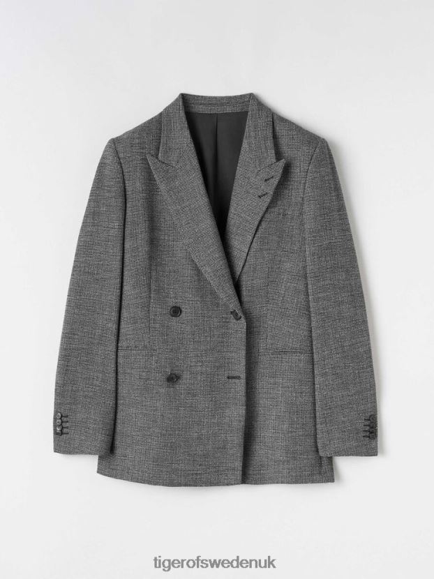 Agnees Blazer M02-DARK GREY MEL Women FPPBPZ231 Tiger of Sweden Clothing