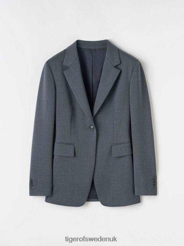 Narina Blazer M03-MED GREY MEL Women FPPBPZ232 Tiger of Sweden Clothing