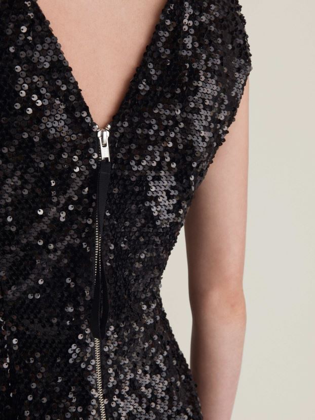 Azha Dress 08R-MIDNIGHT BLACK Women FPPBPZ269 Tiger of Sweden Clothing