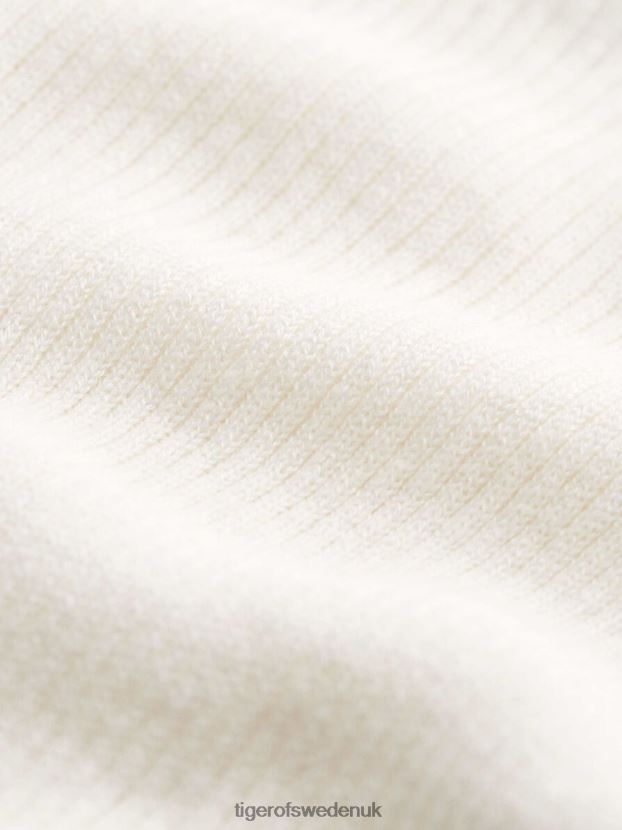 Orvi 2 Knitted T-shirt 090-PURE WHITE Women FPPBPZ240 Tiger of Sweden Clothing