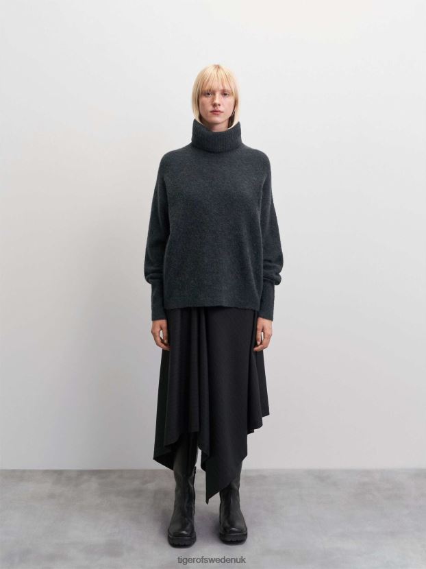 Paxi A Pullover 0ad-mineral-grey Women FPPBPZ255 Tiger of Sweden Clothing