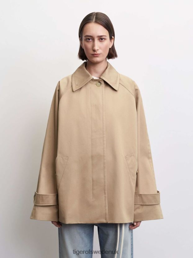Eeve Coat 12H-CAFFE LATTE Women FPPBPZ217 Tiger of Sweden Clothing