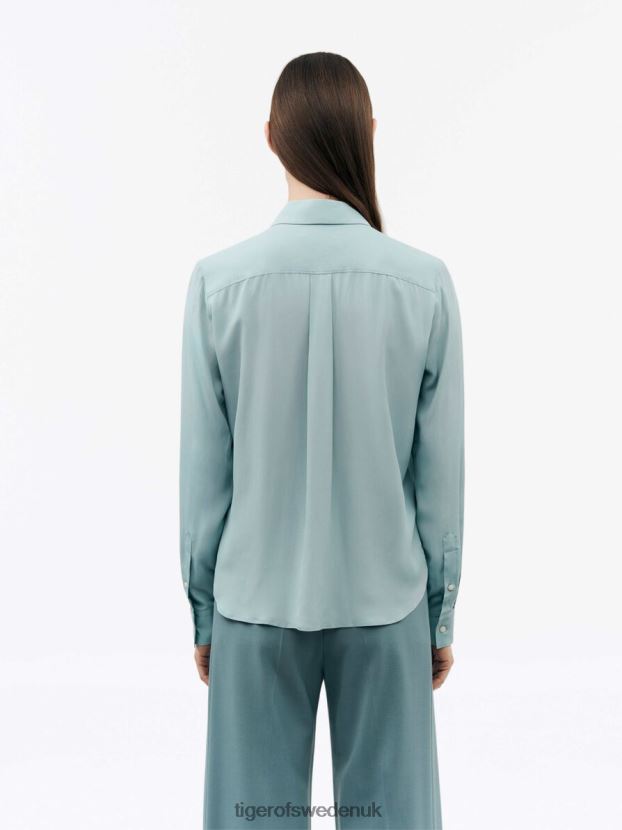 Celosa Shirt 295-DUST BLUE Women FPPBPZ281 Tiger of Sweden Clothing