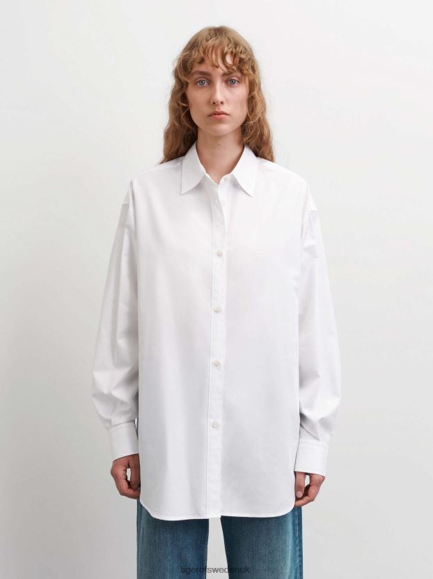 Corinne Shirt 090-PURE WHITE Women FPPBPZ293 Tiger of Sweden Clothing