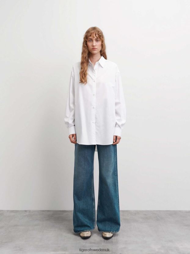 Corinne Shirt 090-PURE WHITE Women FPPBPZ293 Tiger of Sweden Clothing