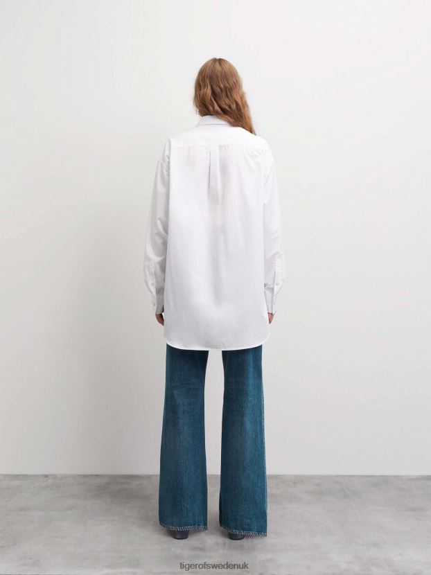 Corinne Shirt 090-PURE WHITE Women FPPBPZ293 Tiger of Sweden Clothing