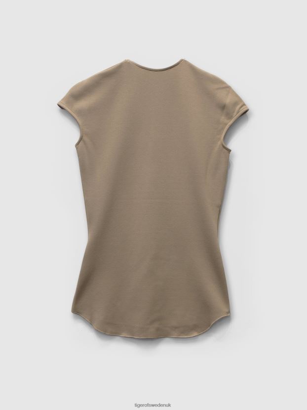 Glabra Top 18U-PALE MOCHA Women FPPBPZ280 Tiger of Sweden Clothing