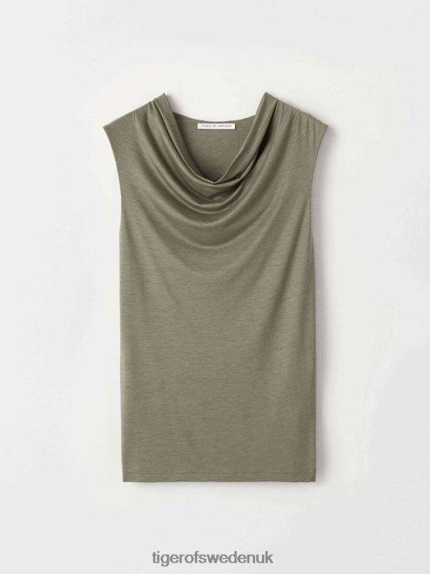 Jela Top Dusty-green Women FPPBPZ301 Tiger of Sweden Clothing