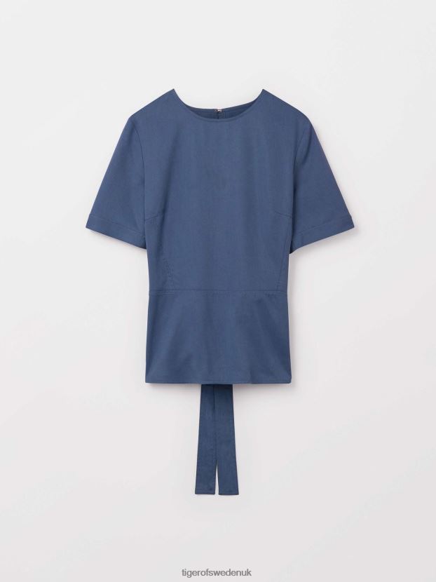 Tanessa Top 29E-METAL BLUE Women FPPBPZ289 Tiger of Sweden Clothing