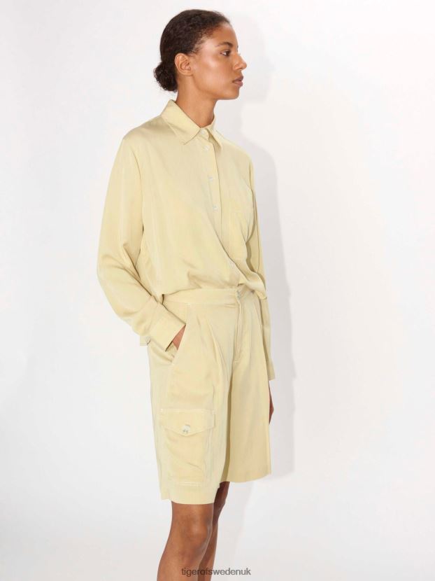 Airaa Shorts 160-YELLOW SAND Women FPPBPZ324 Tiger of Sweden Clothing