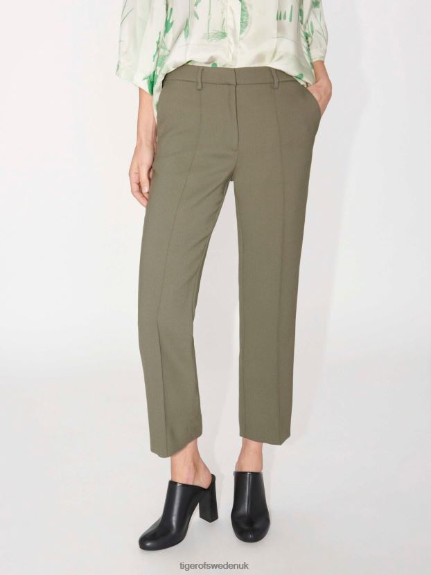 Bari Trousers 4Z4-UTILITY GREEN Women FPPBPZ344 Tiger of Sweden Clothing