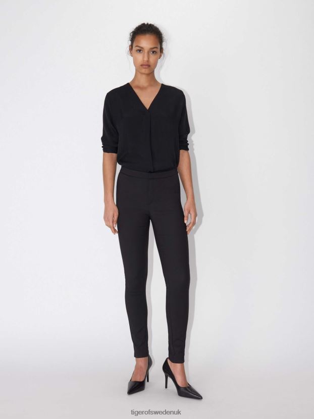 Cristin S Trousers 050-Black Women FPPBPZ342 Tiger of Sweden Clothing