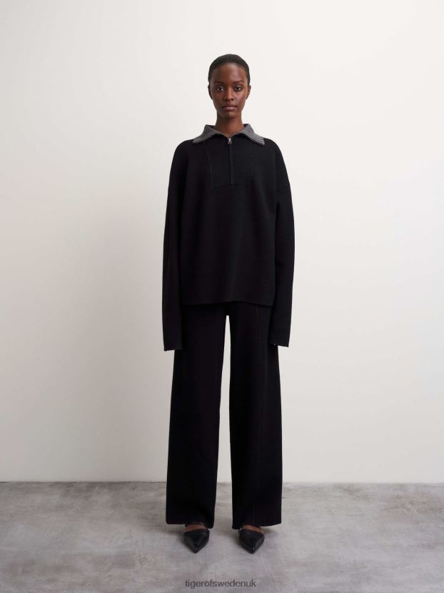 Lien Trousers 050-Black Women FPPBPZ337 Tiger of Sweden Clothing