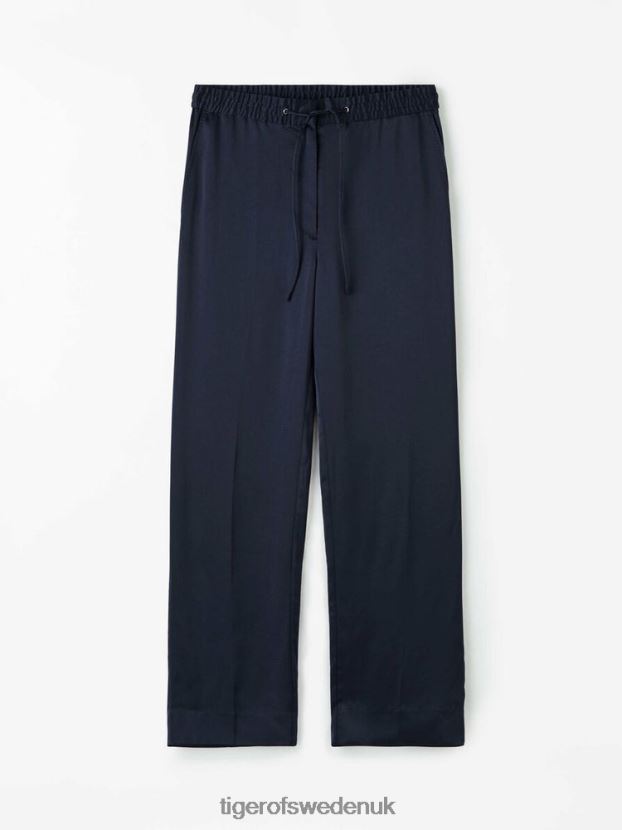Meeja Trousers 2D3-MARINE BLUE Women FPPBPZ321 Tiger of Sweden Clothing