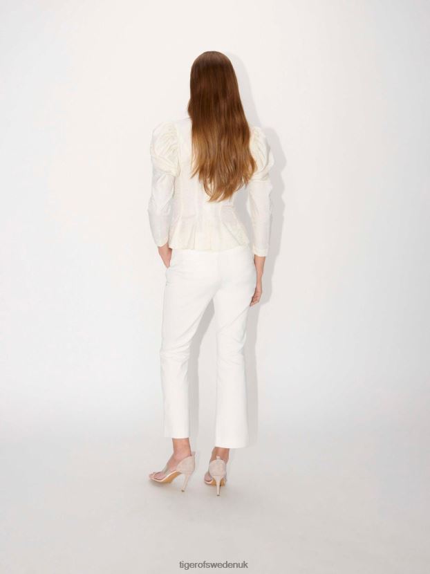 Noora 2 Trousers 09S-STAR WHITE Women FPPBPZ316 Tiger of Sweden Clothing
